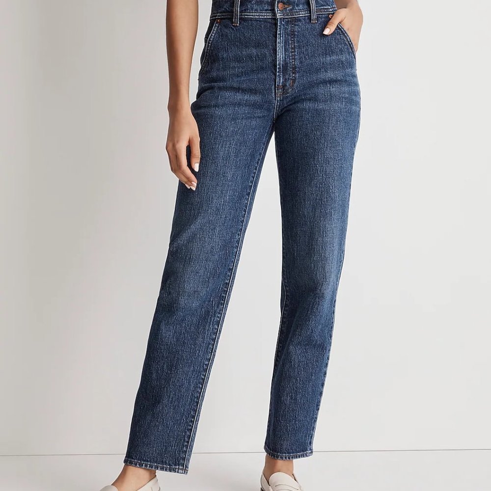 Madwell Perfect Vintage Straight Jean Stanhill Wash Size 25